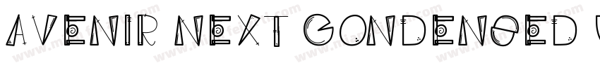 AVENIR NEXT CONDENSED UPPER Case字体转换